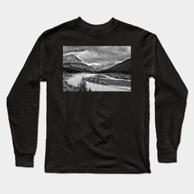 Athabasca River 2 Long Sleeve T-Shirt by charlesk